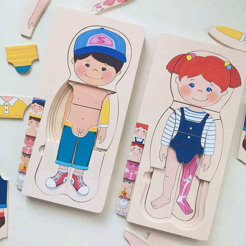 Human Body Puzzle Montessori