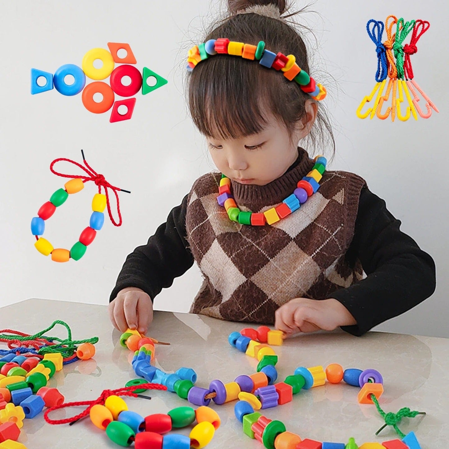 Lacing Beads Montessori