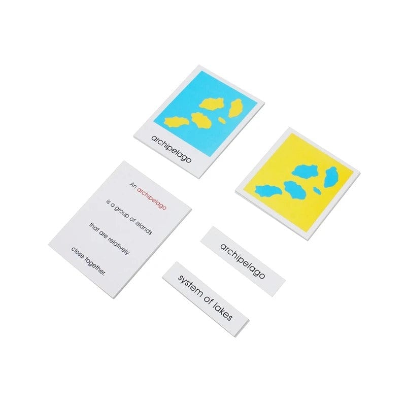 Land and Water Forms Montessori