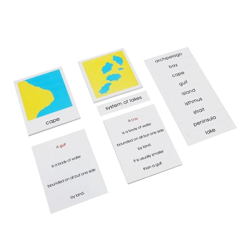 Land and Water Forms Montessori