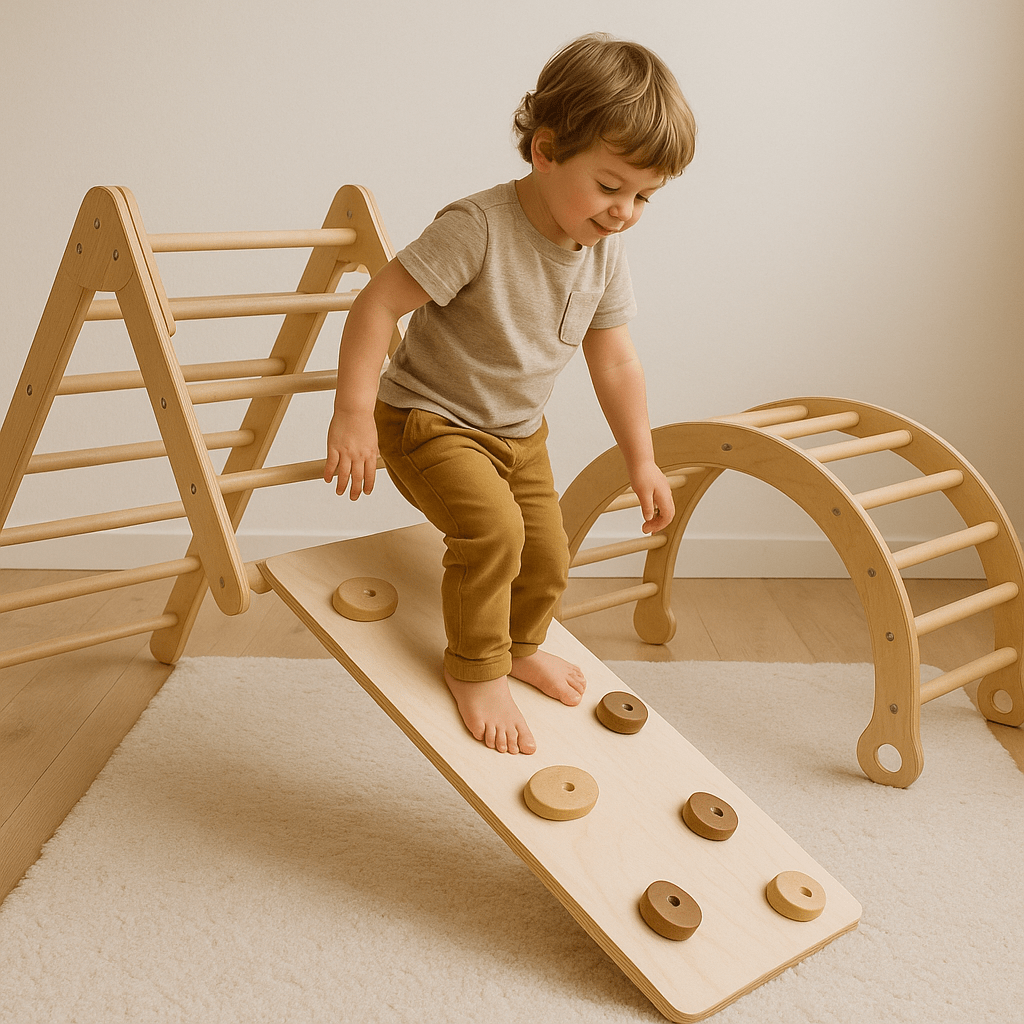 montessori climbing toy