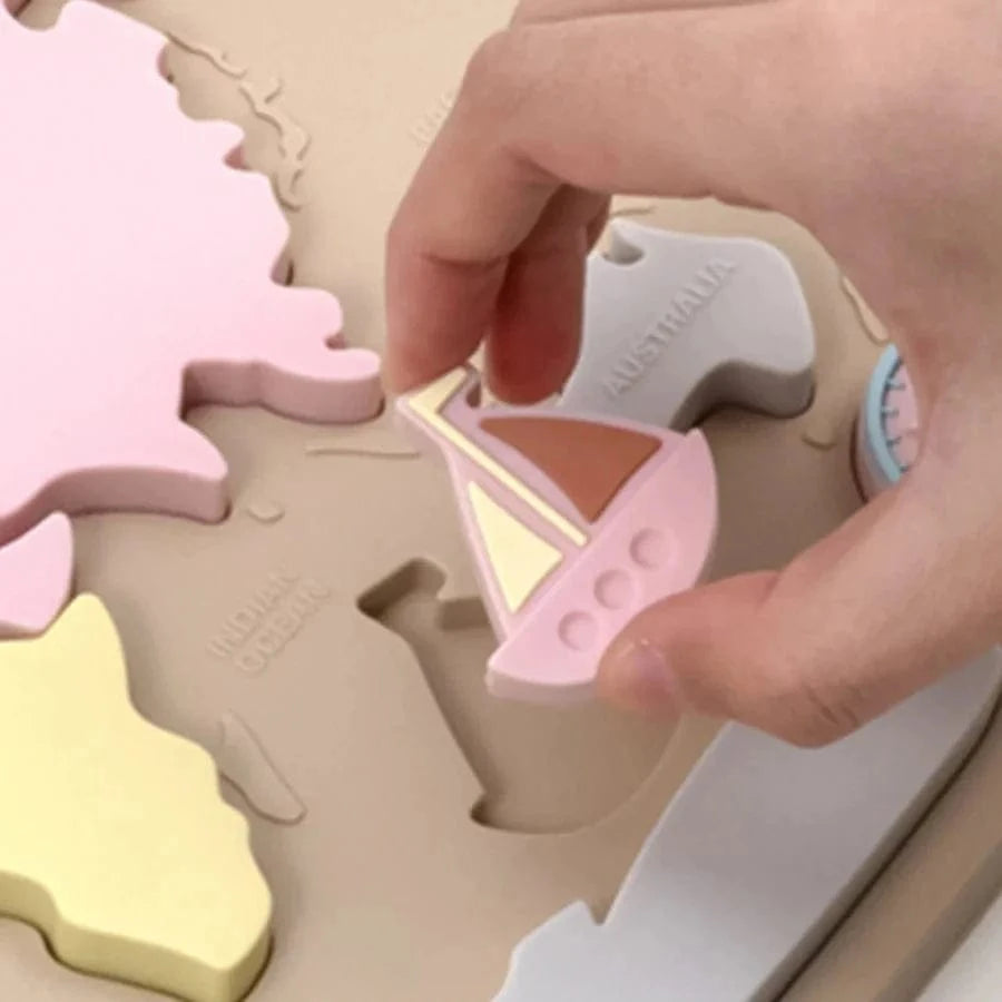 Montessori Continent Map