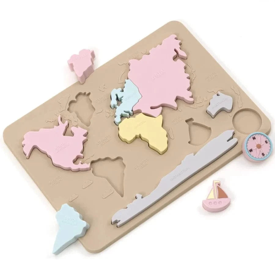Montessori Continent Map
