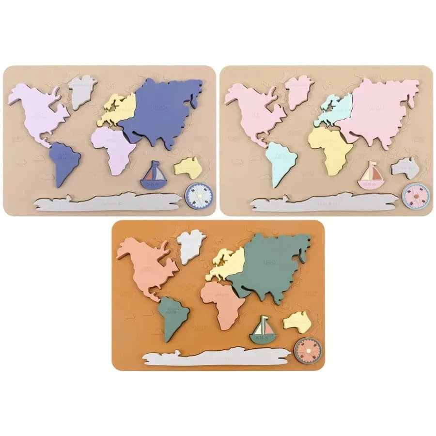 Montessori Continent Map