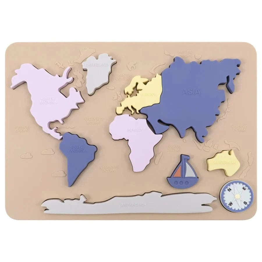 Montessori Continent Map