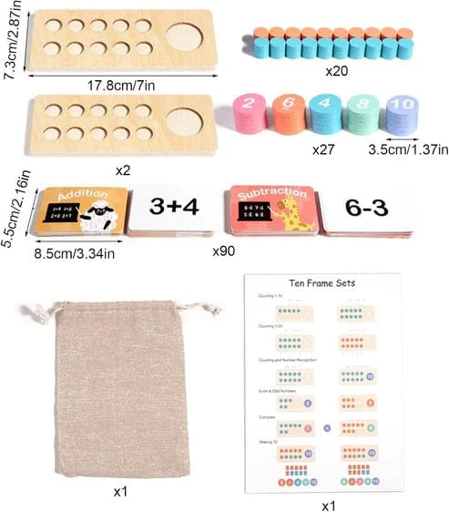Montessori Counting Pegs