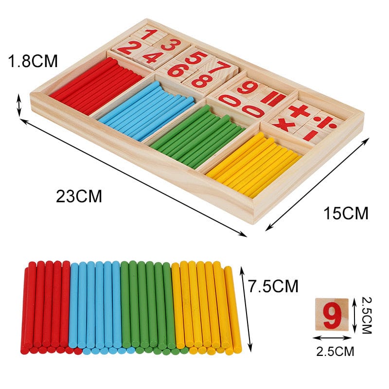 Montessori Counting Sticks