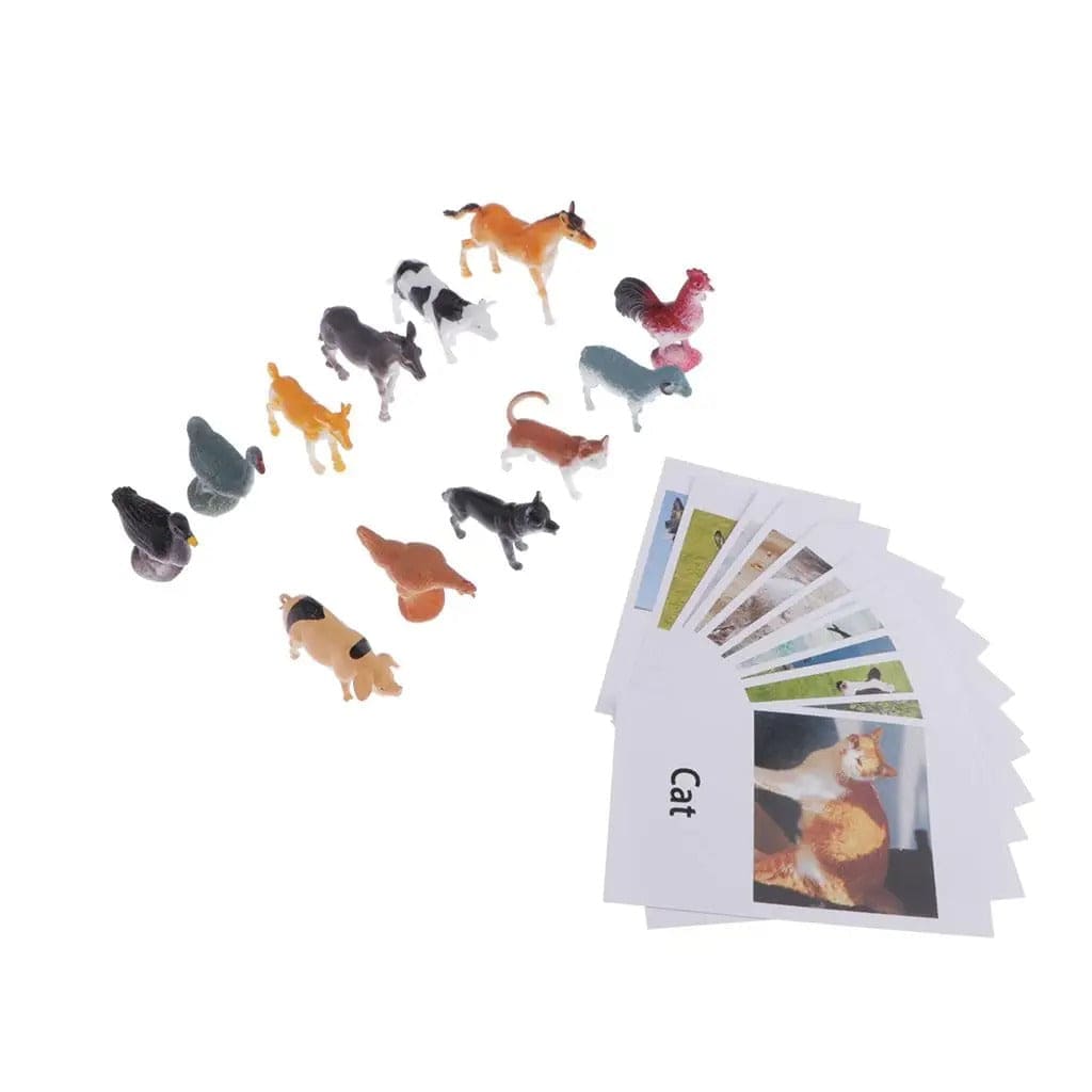Montessori Farm Animals Matching Cards