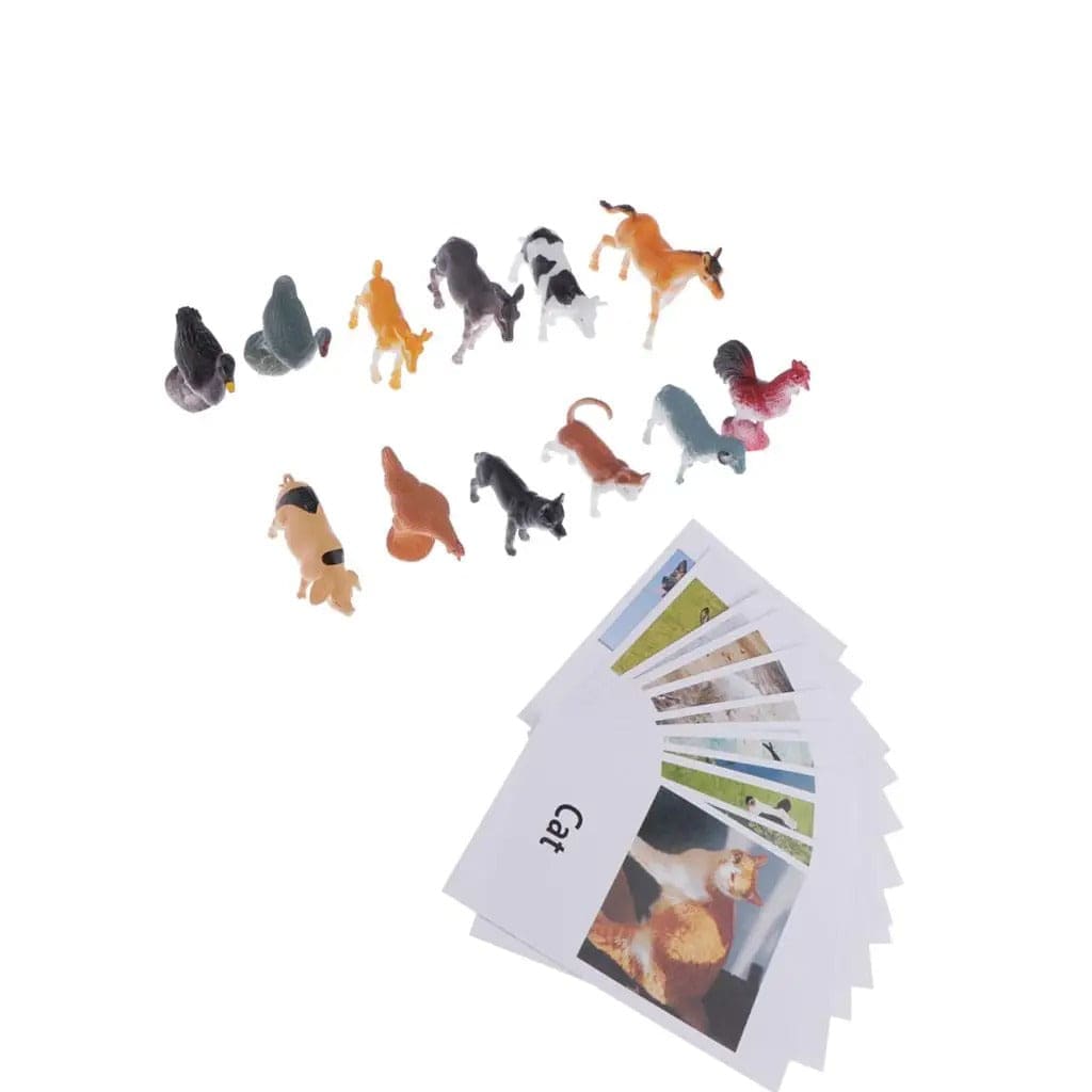Montessori Farm Animals Matching Cards