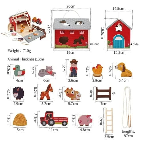 Montessori Farm Set