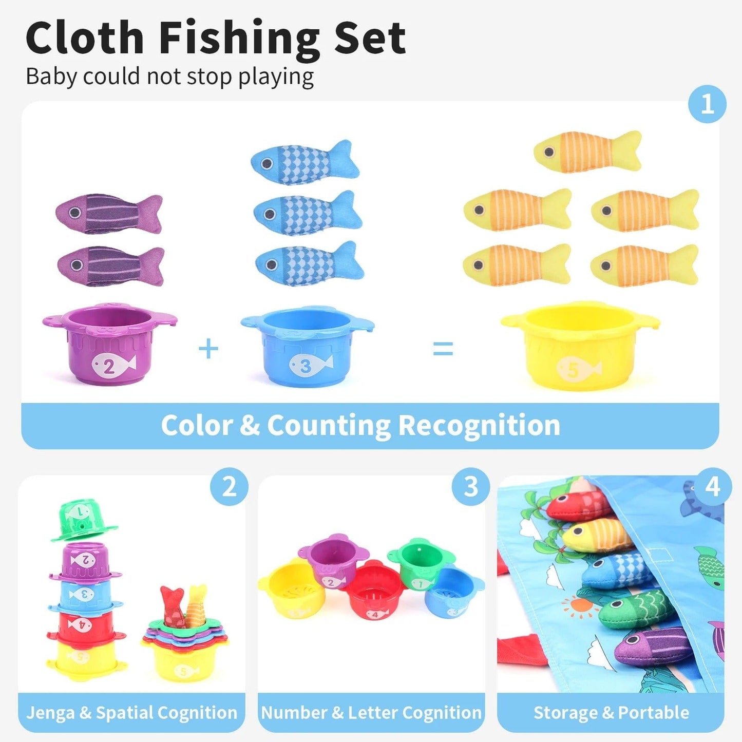 Montessori Fishing Game