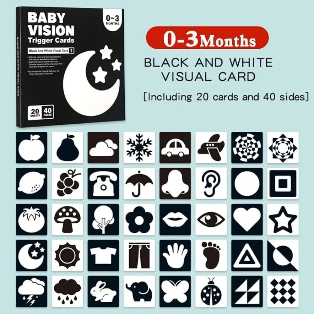 Montessori High Contrast Cards