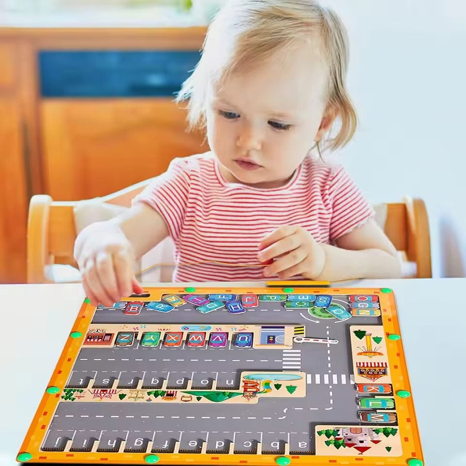 Montessori Magnetic Parking Maze