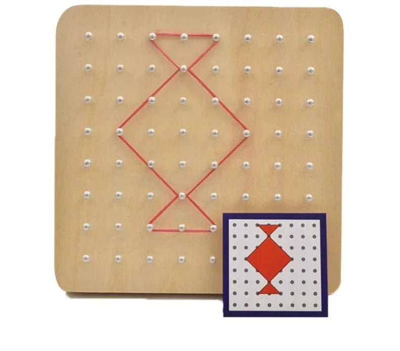 Montessori Nail Board Jigsaw Puzzle