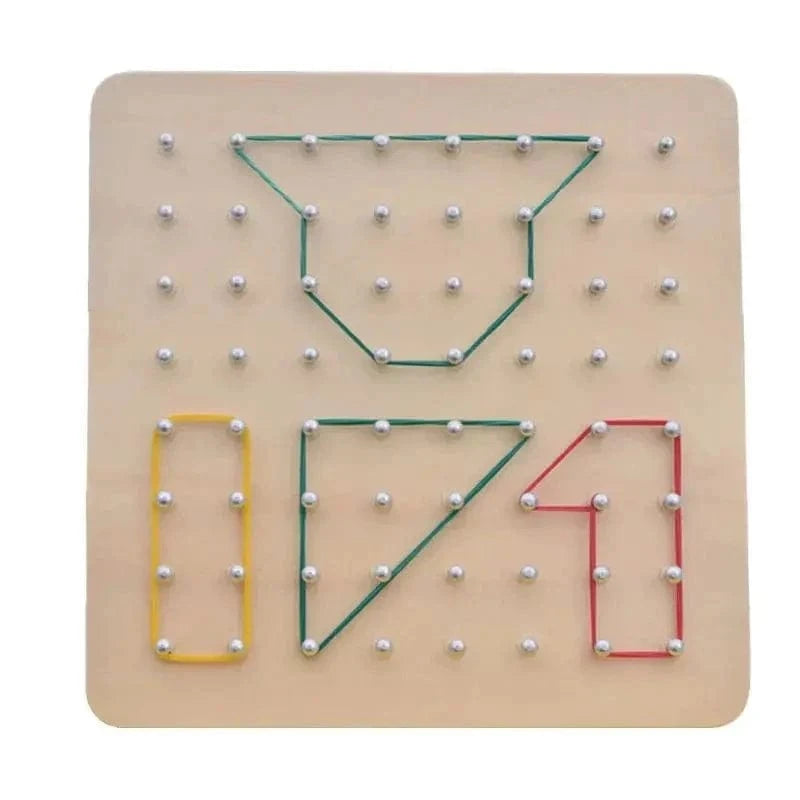 Montessori Nail Board Jigsaw Puzzle
