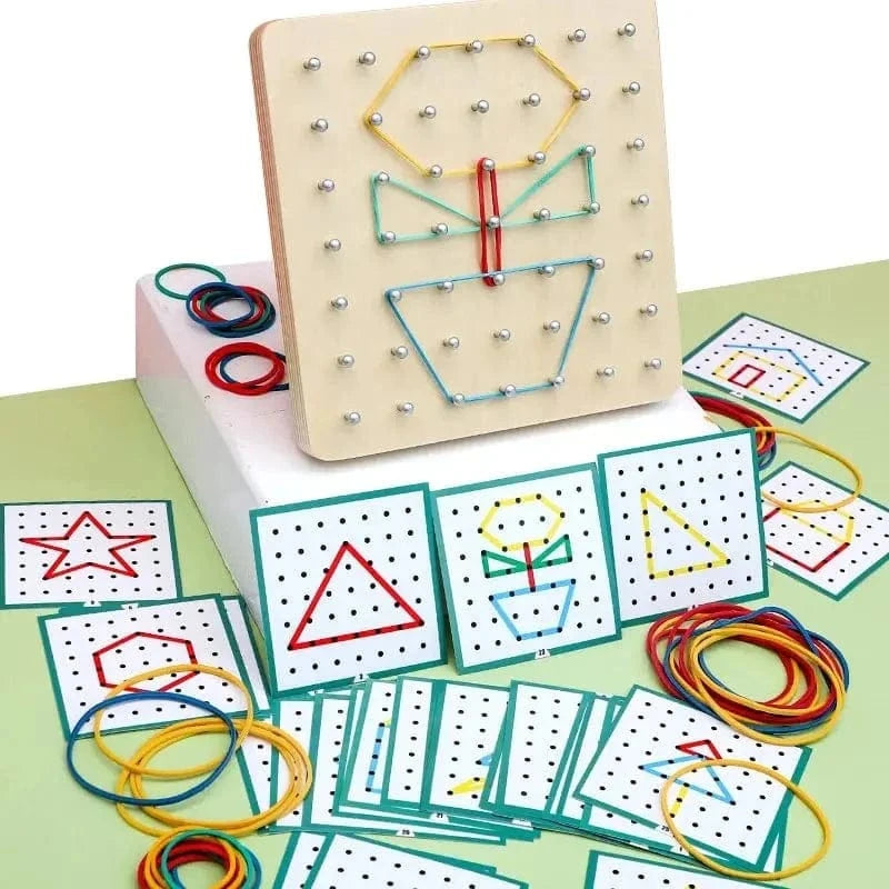 Montessori Nail Board Jigsaw Puzzle