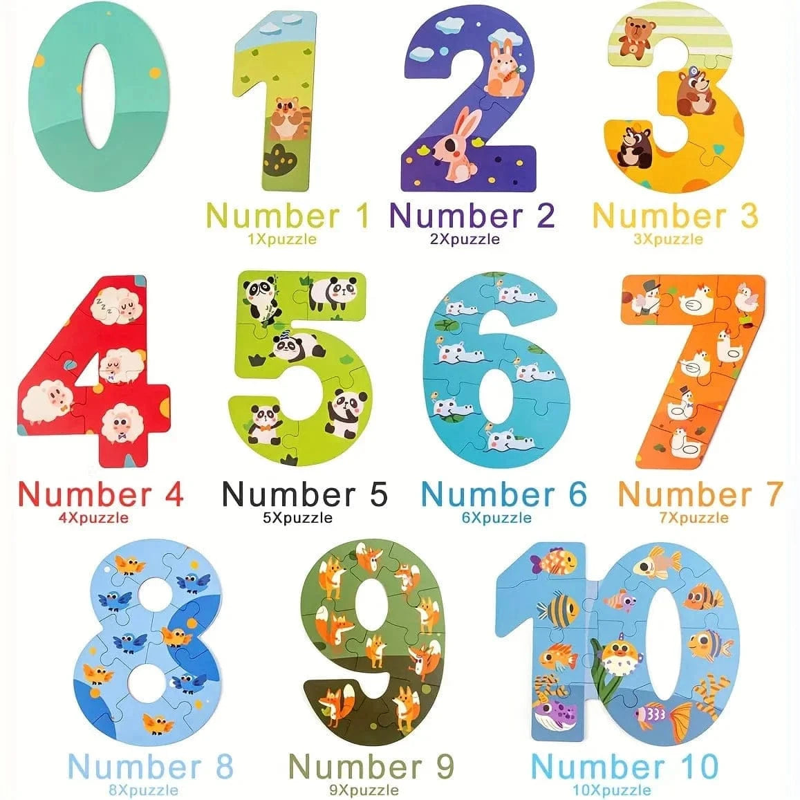 Montessori Number Puzzle