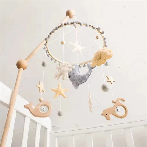 Montessori Whale Mobile
