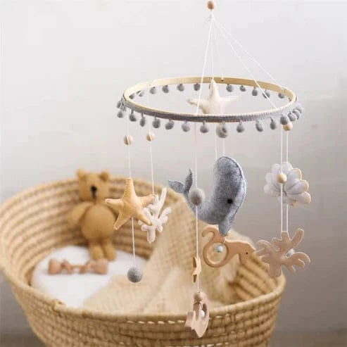Montessori Whale Mobile
