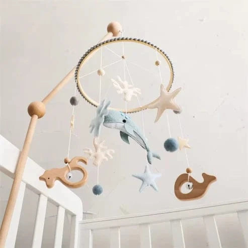 Montessori Whale Mobile
