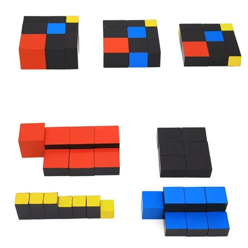 Trinomial Cube Montessori