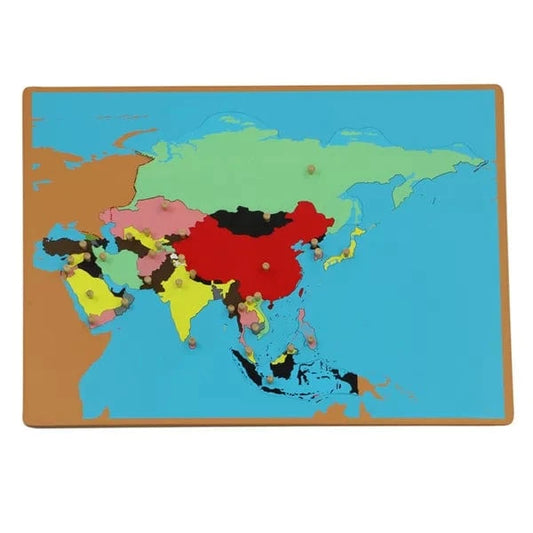 Asia Puzzle Map Montessori