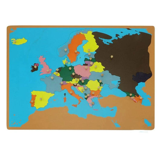 Europe Puzzle Map Montessori