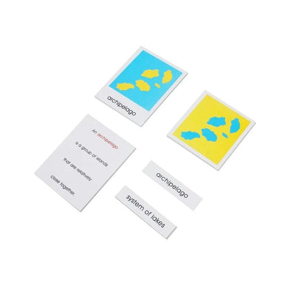 Land and Water Forms Montessori