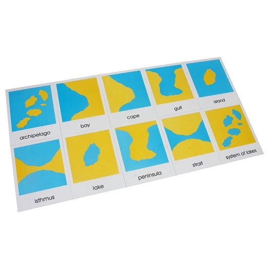 Land and Water Forms Montessori