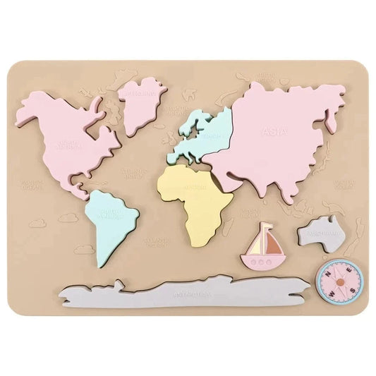 Montessori Continent Map