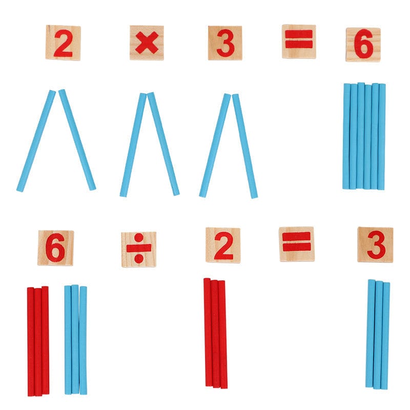 Montessori Counting Sticks