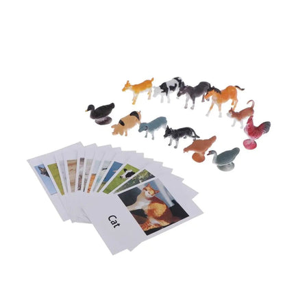 Montessori Farm Animals Matching Cards
