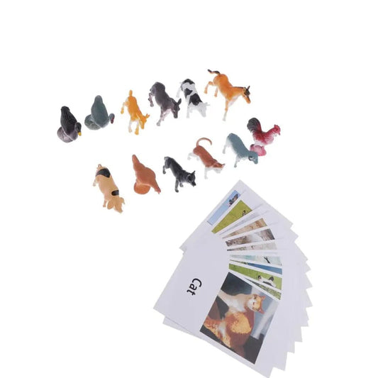 Montessori Farm Animals Matching Cards