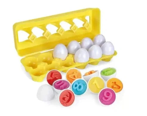 Montessori Geometric Egg Carton