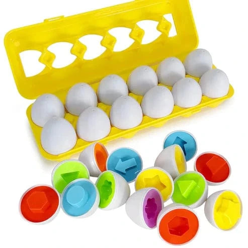 Montessori Geometric Egg Carton