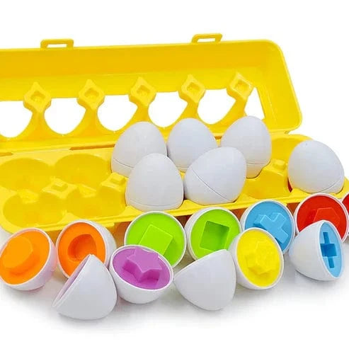 Montessori Geometric Egg Carton