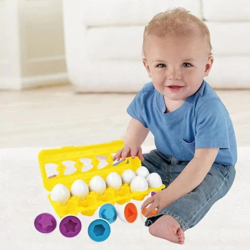 Montessori Geometric Egg Carton