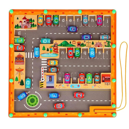 Montessori Magnetic Parking Maze