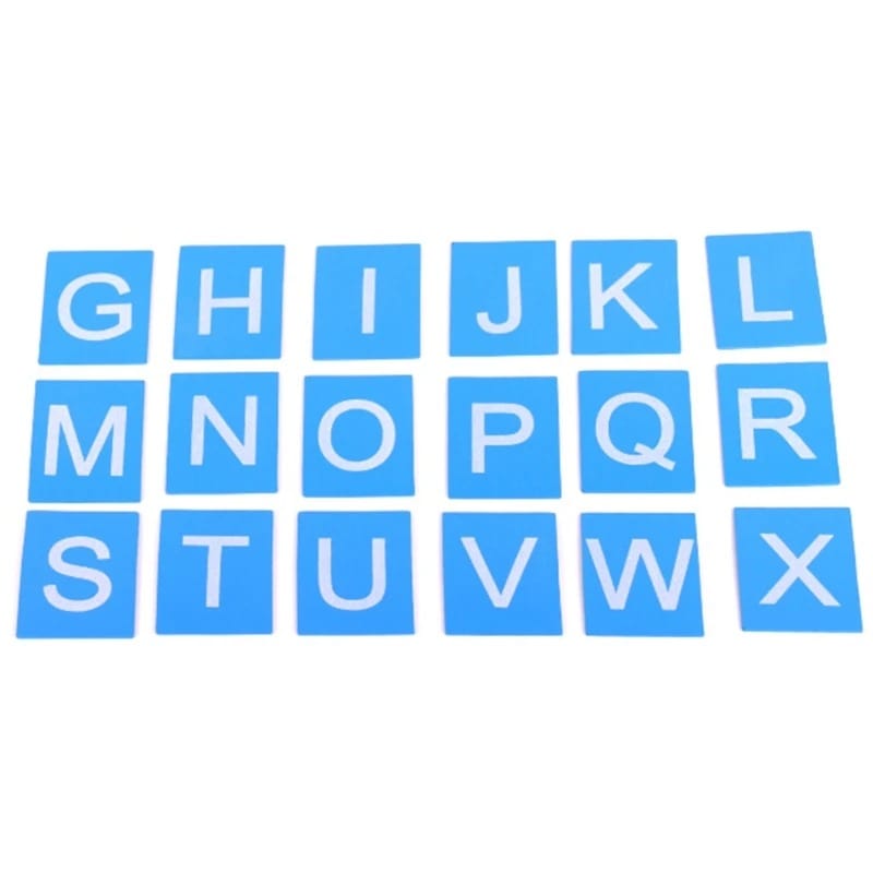 Montessori Sandpaper Letters