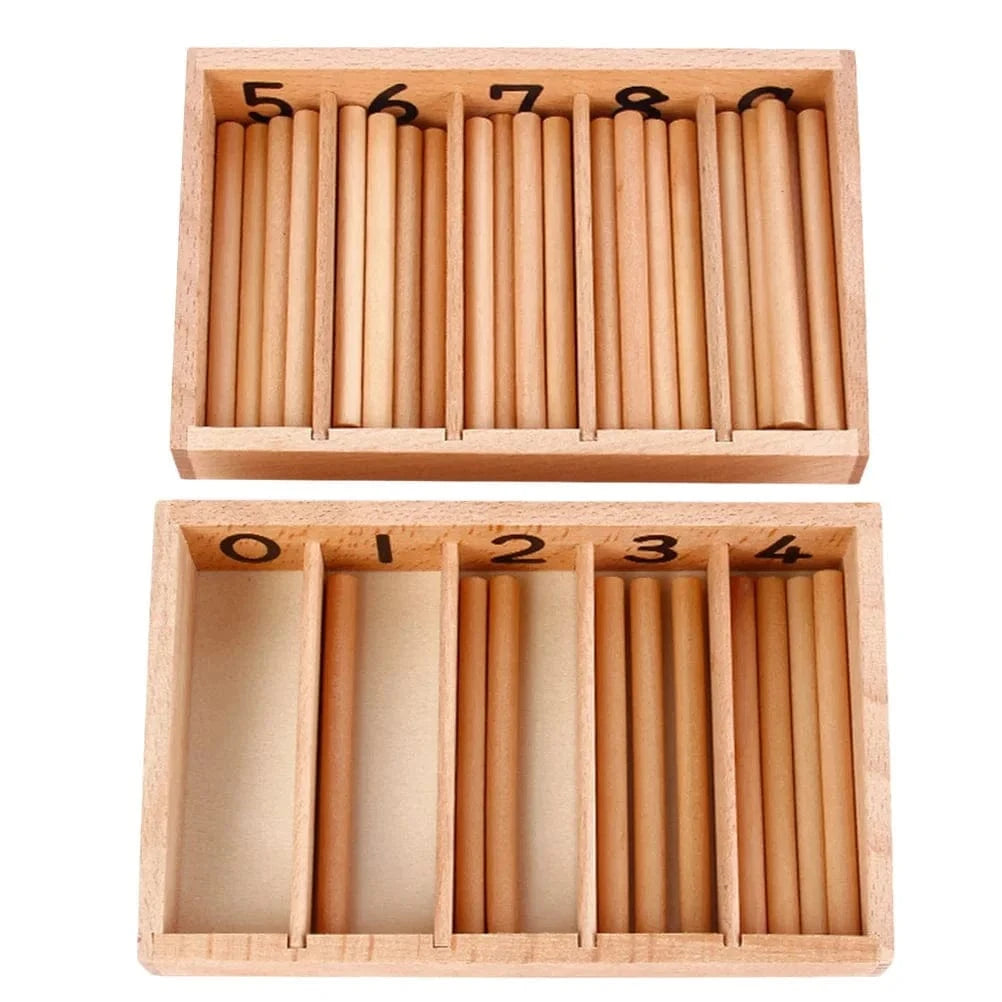 Montessori Spindle Box