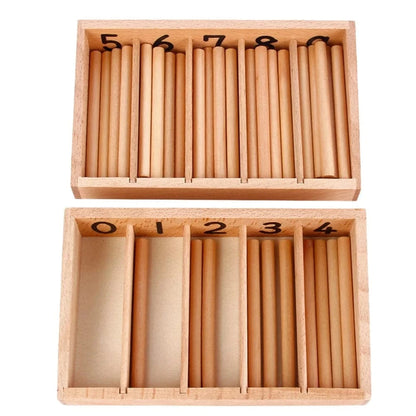 Montessori Spindle Box