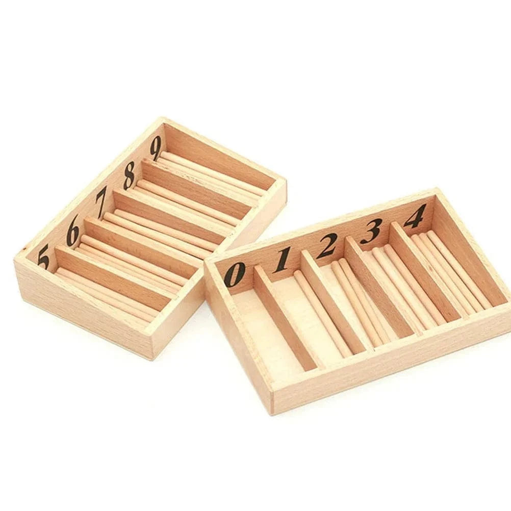 Montessori Spindle Box