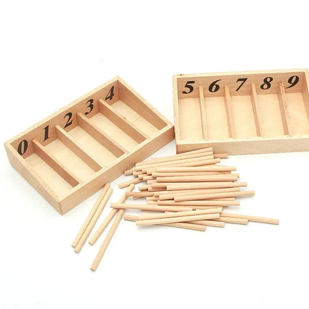 Montessori Spindle Box