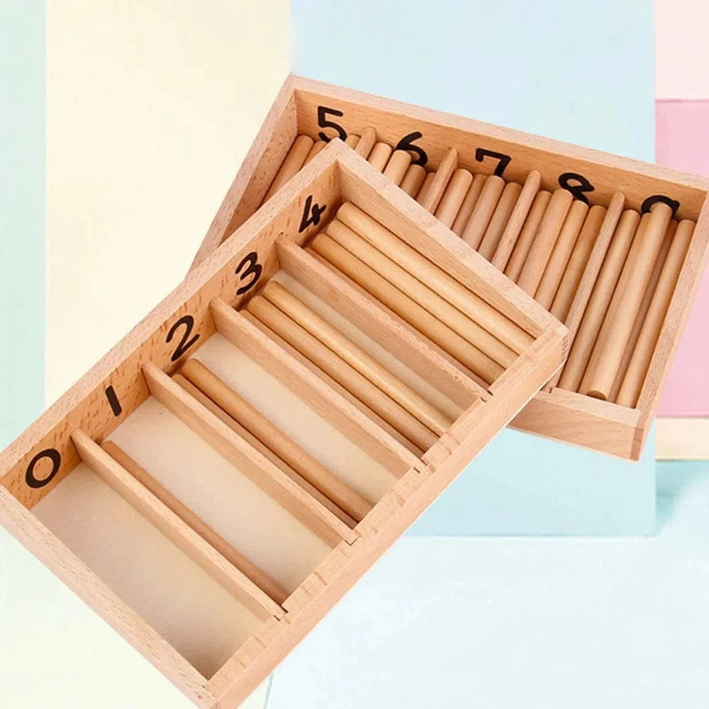 Montessori Spindle Box