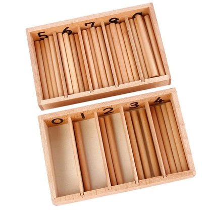 Montessori Spindle Box