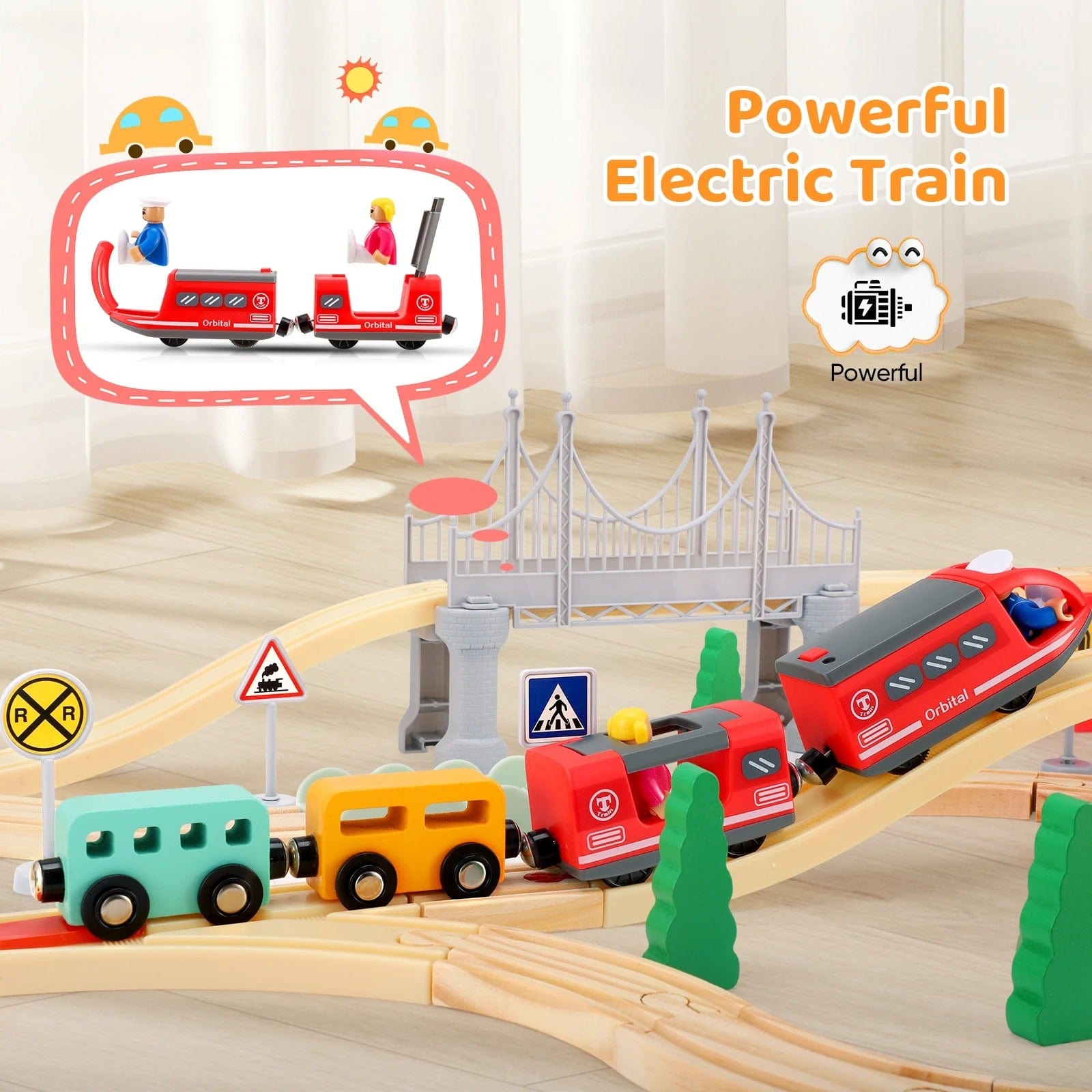Montessori Train Set