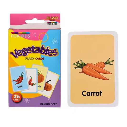 Montessori Vegetable Cards