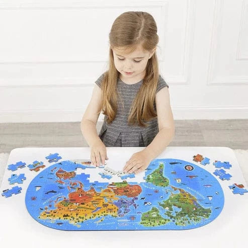 Montessori World Map Puzzle