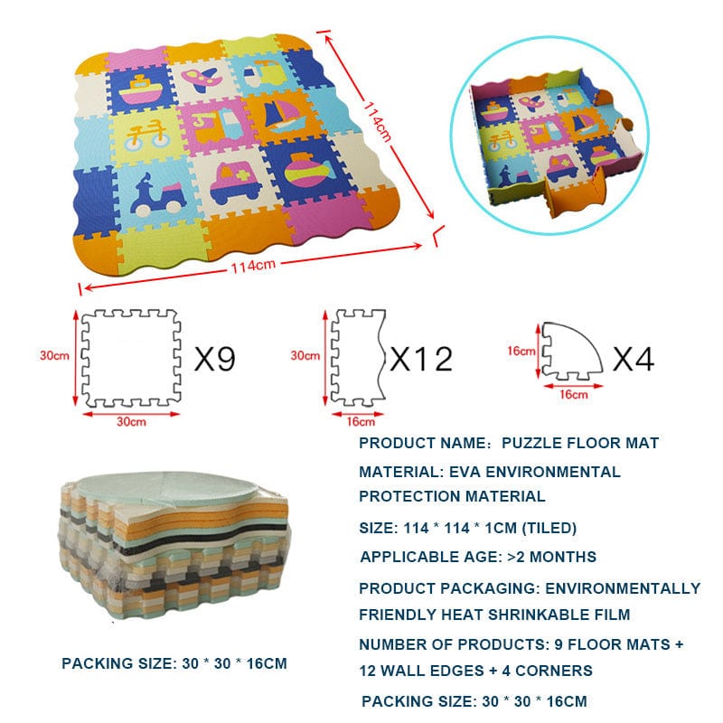 Tapis activité Montessori